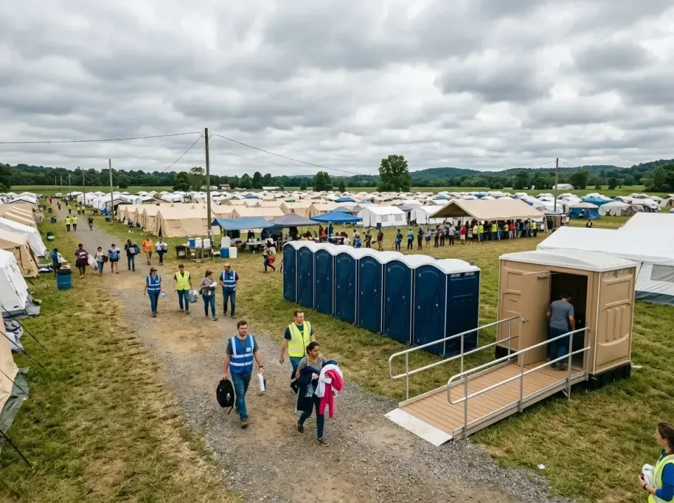 disaster-relief-camp-restrooms-010 — frequently asked questions, Dumpster & Portable Bathrooms Rental in Crestwood Village,…
